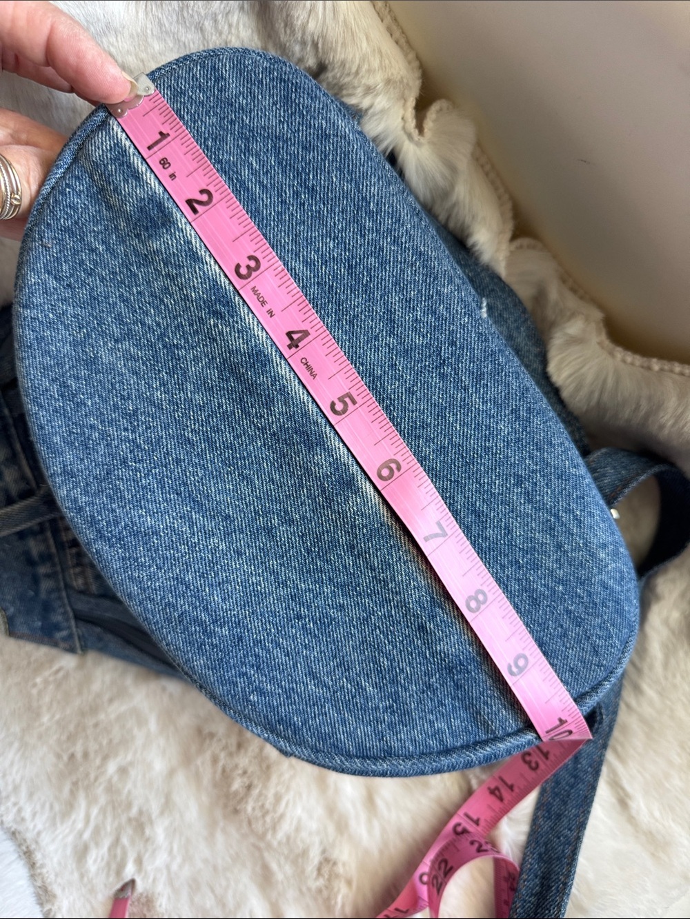 Levi's Denim Backpack Purse in Classic Blue - Picture 16 of 16